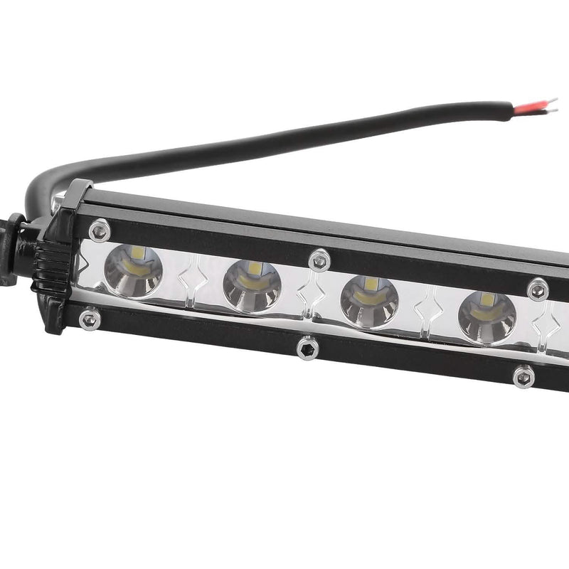 7" LED Light Bar Single Row Offroad Spot Lights Automotive - DailySale