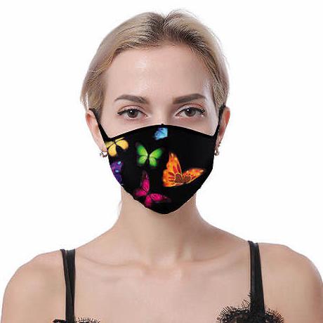 7-Pack: Butterfly Designed Fabric Masks Face Masks & PPE - DailySale