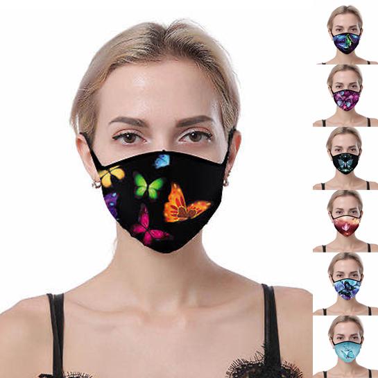 7-Pack: Butterfly Designed Fabric Masks Face Masks & PPE - DailySale