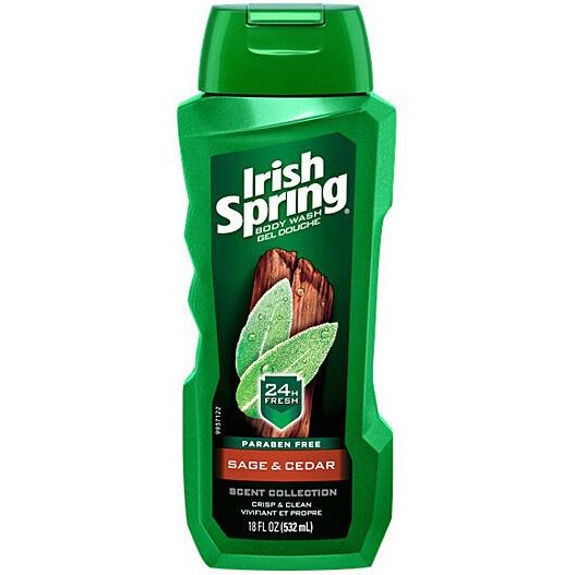 7-Pack: Irish Spring Men's Body Wash Shower Gel Bundle - 18 Fluid Ounce Men's Grooming - DailySale