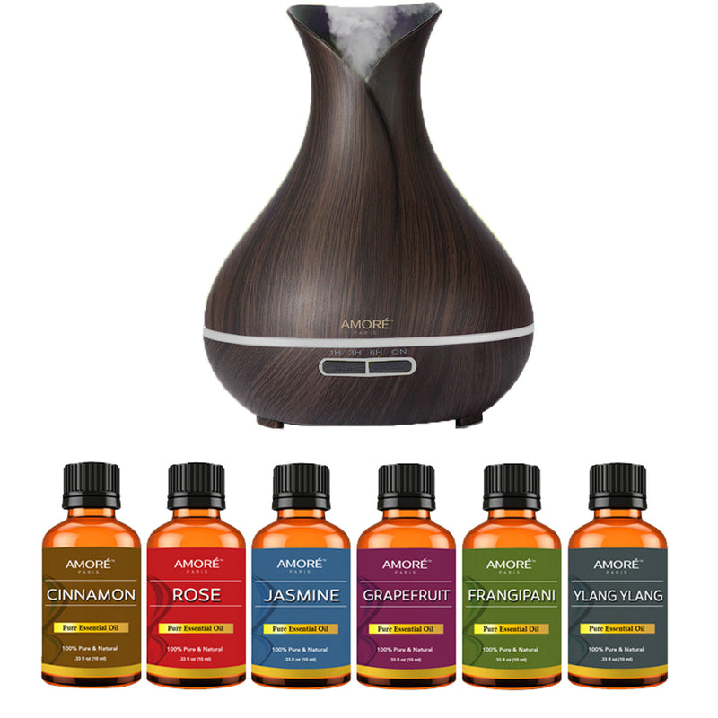 7-Pack: Ultrasonic Diffuser With Essential Oil