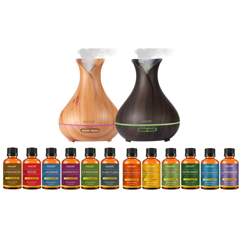7-Pack: Ultrasonic Diffuser With Essential Oil Wellness - DailySale