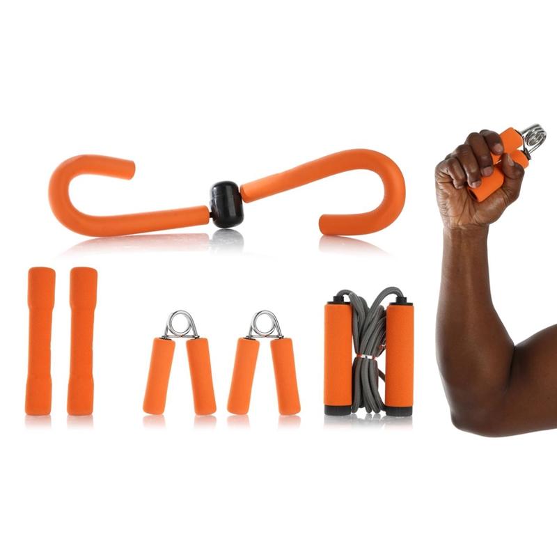 7-Piece: Full Body Workout Cardio and Strength Training Set Wellness & Fitness - DailySale