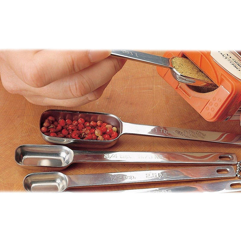 7-Piece: Heavy Duty Stainless Steel Metal Measuring Spoons Kitchen & Dining - DailySale