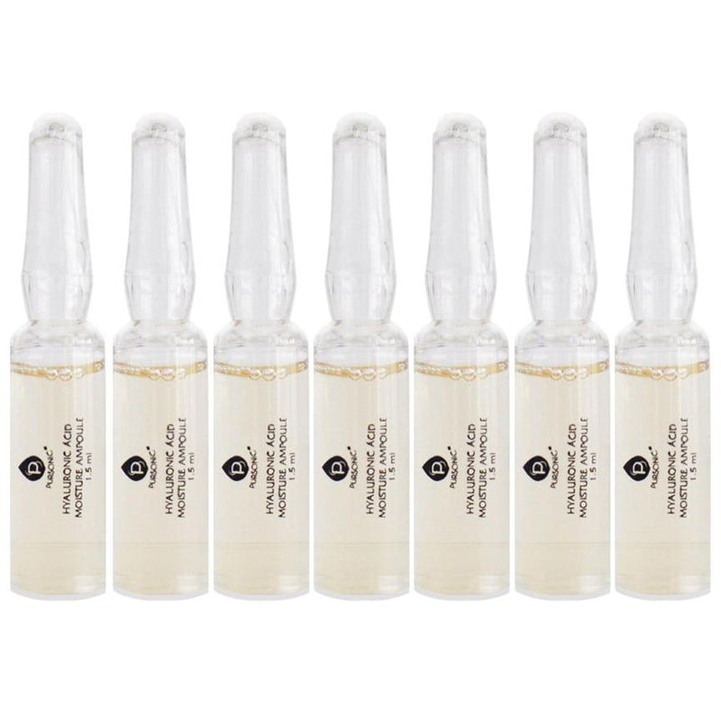 7-Piece: Pursonic Hyaluronic Acid and Natural Moisturizing Serum Set Beauty & Personal Care - DailySale
