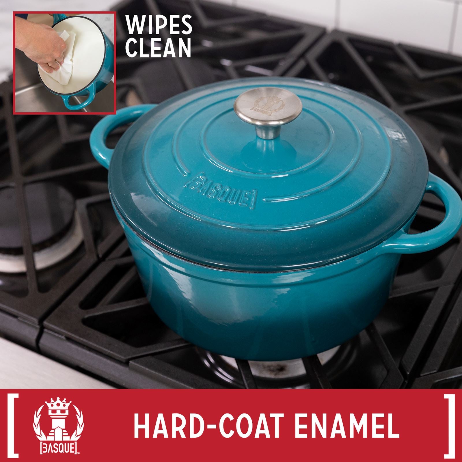 Enamelled Cast Iron Cookware Cleaning Kit