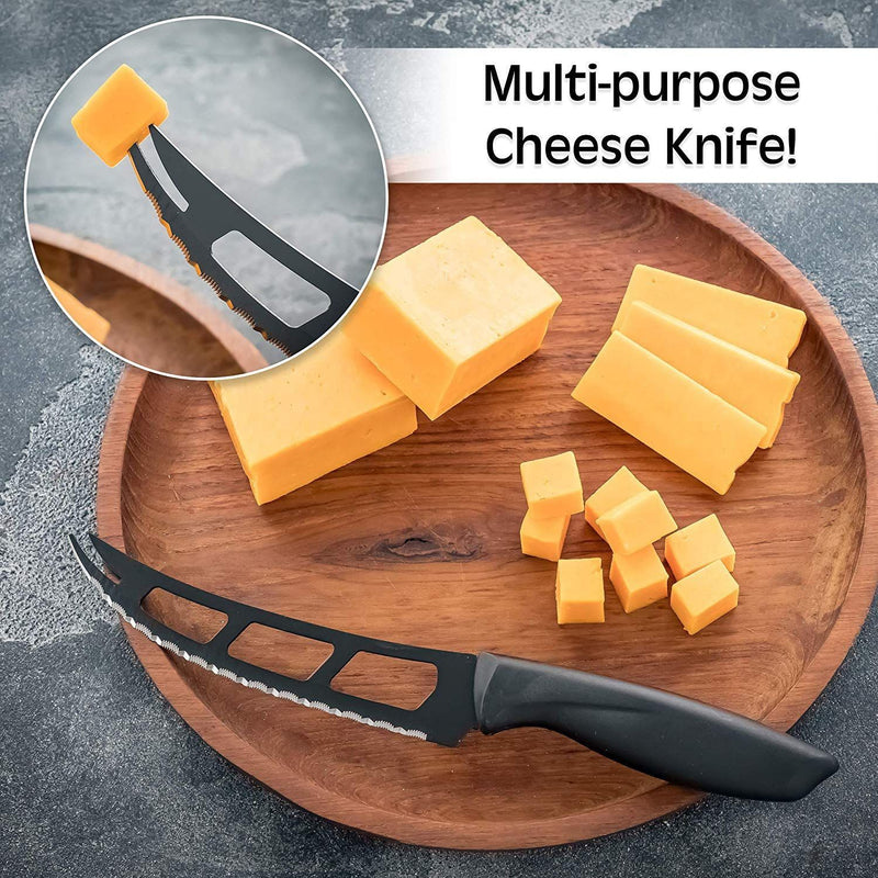 7-Piece Set: Chef Knife, Bread, Carving, Utility, Pairing, Cheese, Pizza Kitchen Essentials - DailySale