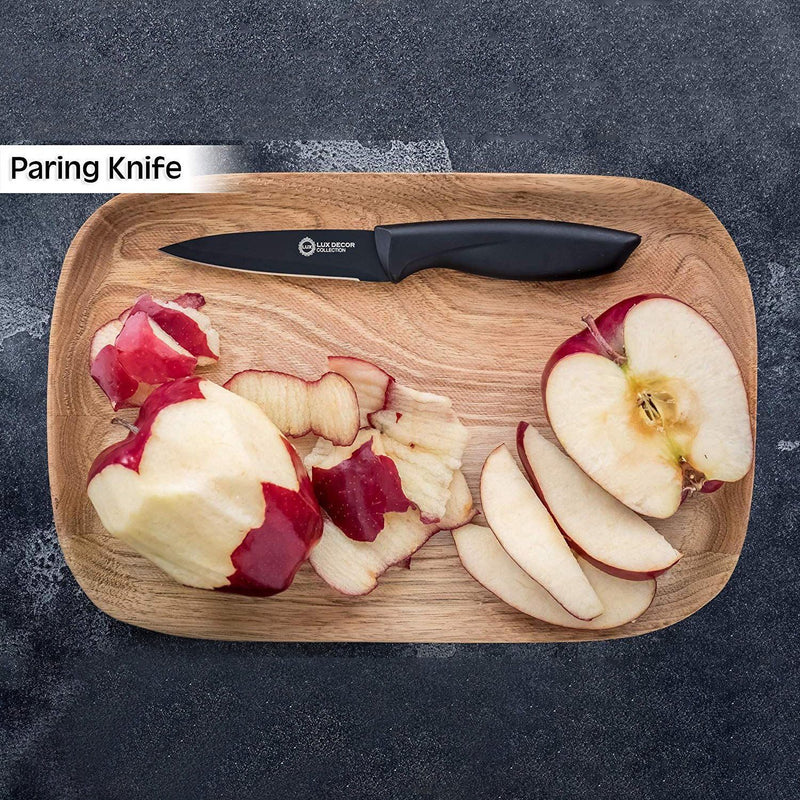 7-Piece Set: Chef Knife, Bread, Carving, Utility, Pairing, Cheese, Pizza Kitchen Essentials - DailySale