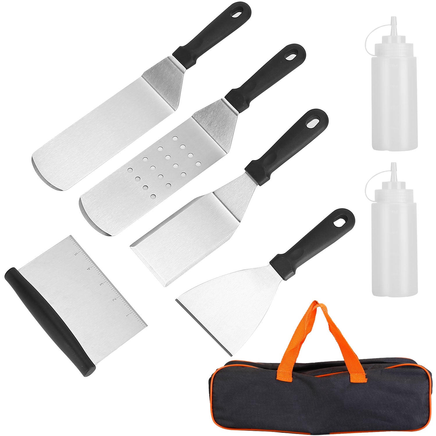 7-Piece Set: Stainless Steel BBQ Grilling Utensil Tools Kitchen Tools & Gadgets - DailySale