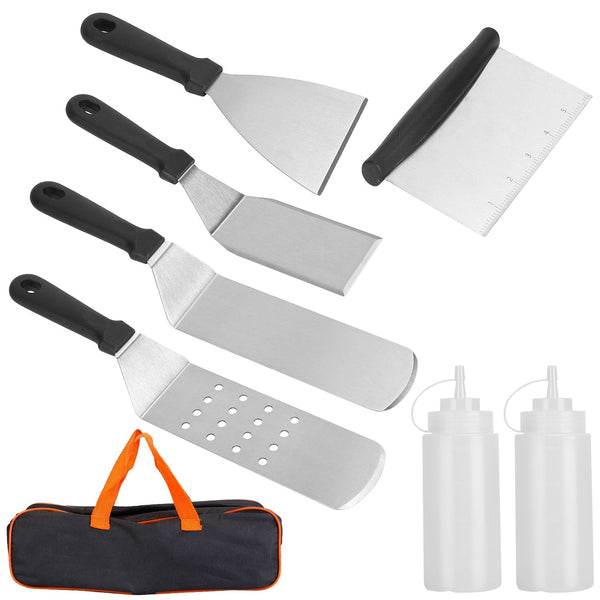 7-Piece Set: Stainless Steel BBQ Grilling Utensil Tools Kitchen Tools & Gadgets - DailySale