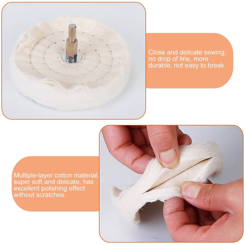 7-Pieces Set: Wheels Polishing Pads Car Buffing Automotive - DailySale