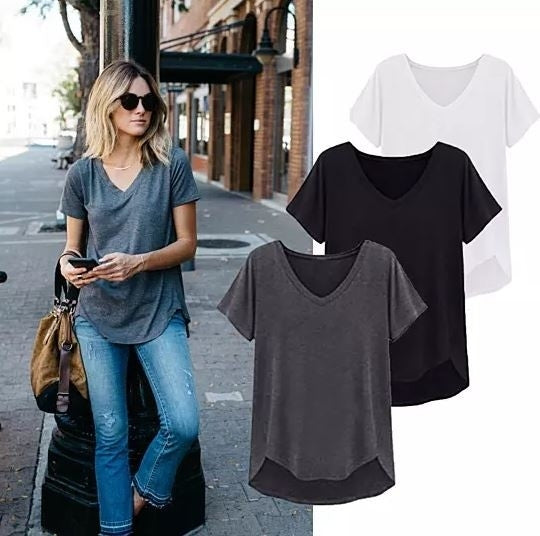 Loose Cut Casual Short Sleeve Top - Assorted Colors and Sizes - DailySale, Inc