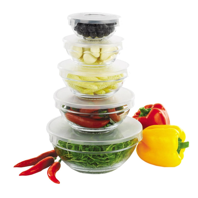 Home Basic SC10851 5 Piece Bowl with Lid - DailySale, Inc