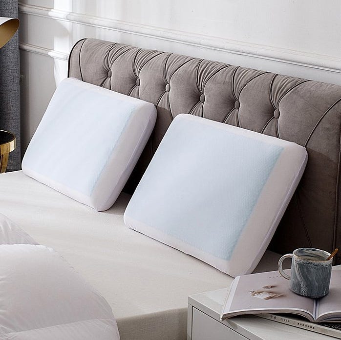 Comfort and Relax Reversible Memory Foam Gel Pillow - King