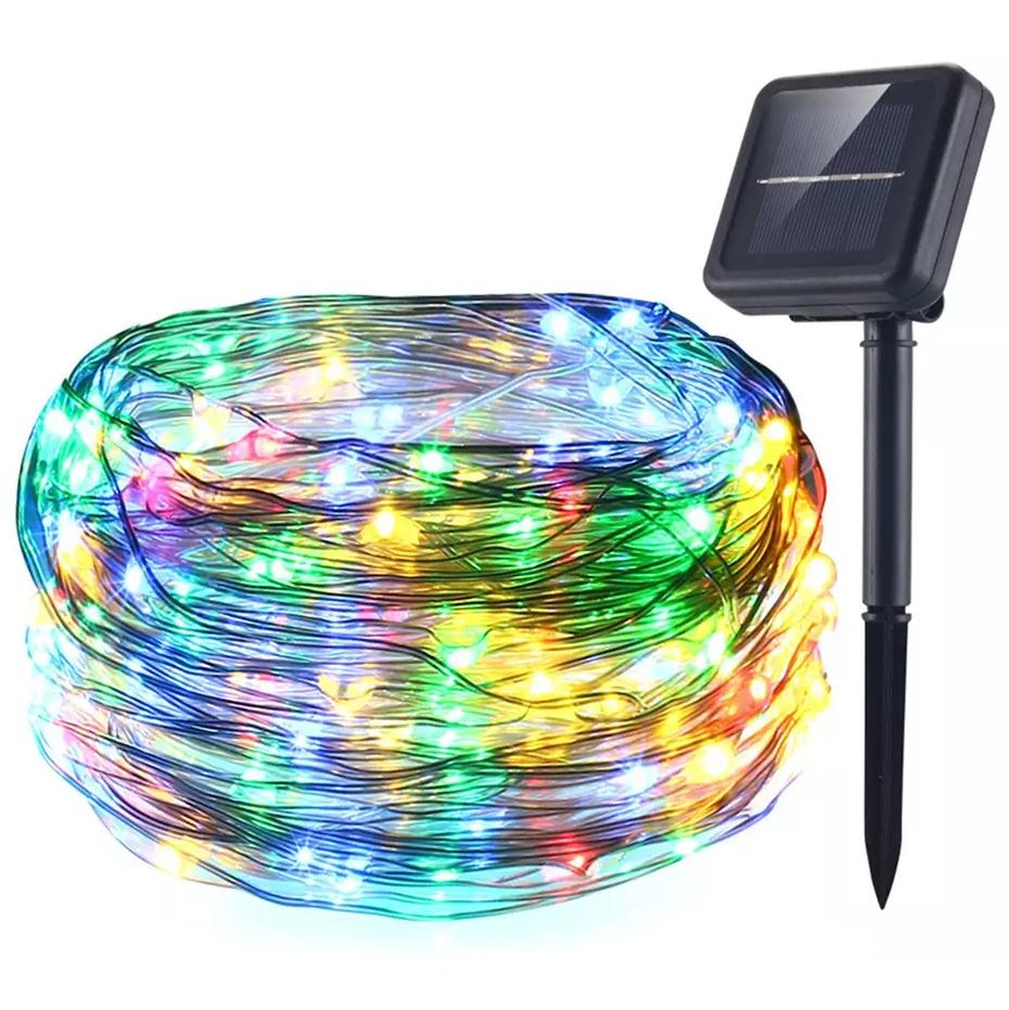 72 ft 200 LED Waterproof 8 Modes Outdoor String Lights for Garden Outdoor Lighting Multi - DailySale