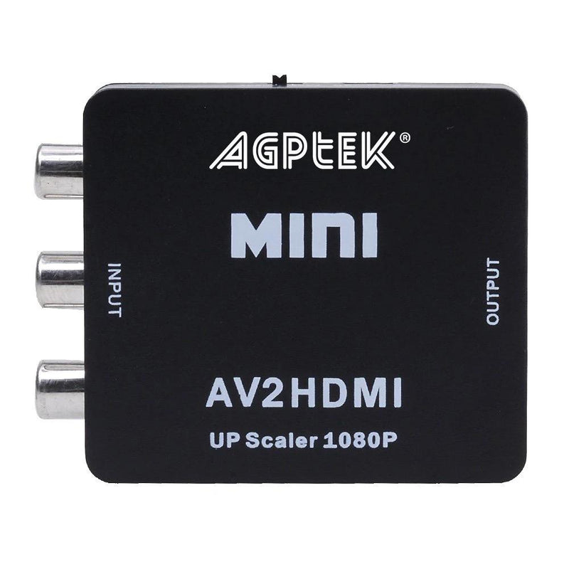 720p 1080p AGPtek Mini Composite AV CVBS 3RCA to HDMI Video Converter Adapter Camera, TV & Video - DailySale