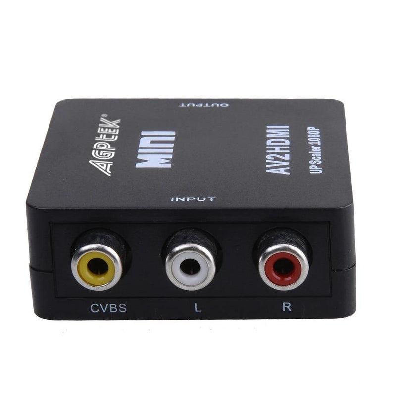 720p 1080p AGPtek Mini Composite AV CVBS 3RCA to HDMI Video Converter Adapter Camera, TV & Video - DailySale