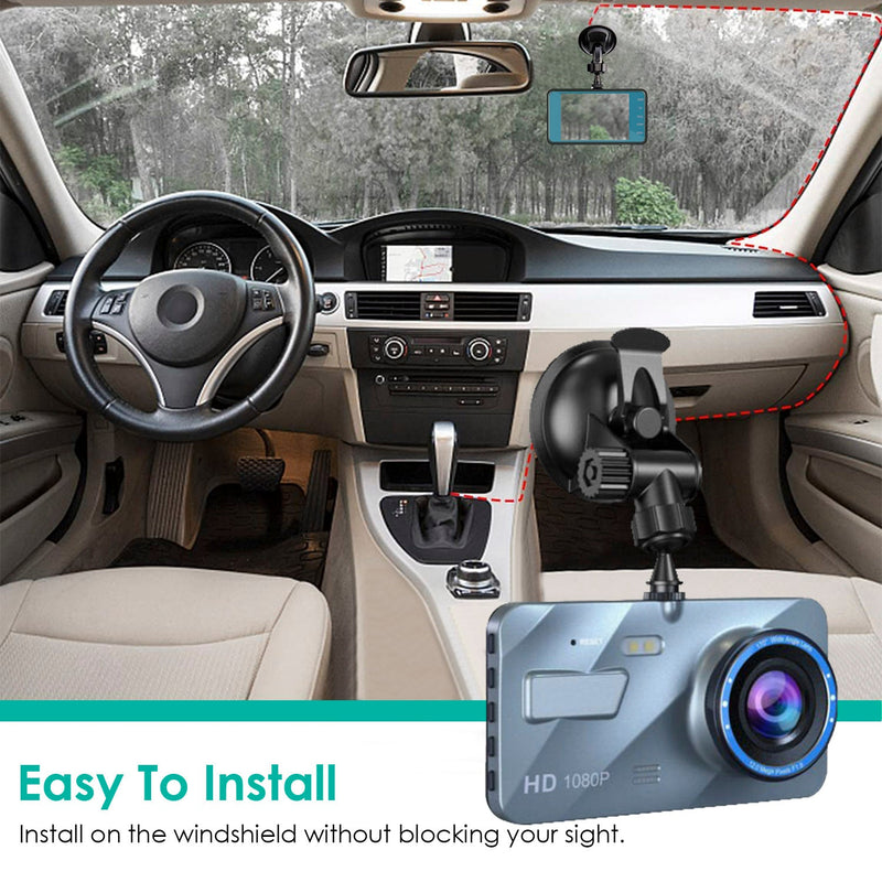 720P Dual Dash Car Camera Recorder with Motion Detection Light Automotive - DailySale