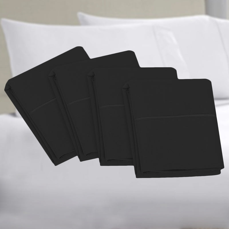 4-Piece Set: Bamboo Premium Ultra Soft Pillow Case - Assorted Colors and Sizes - DailySale, Inc