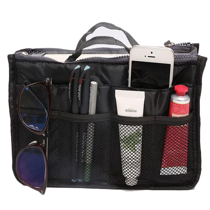 Multiple Pockets Cosmetic/Purse Organizer Bag - DailySale, Inc