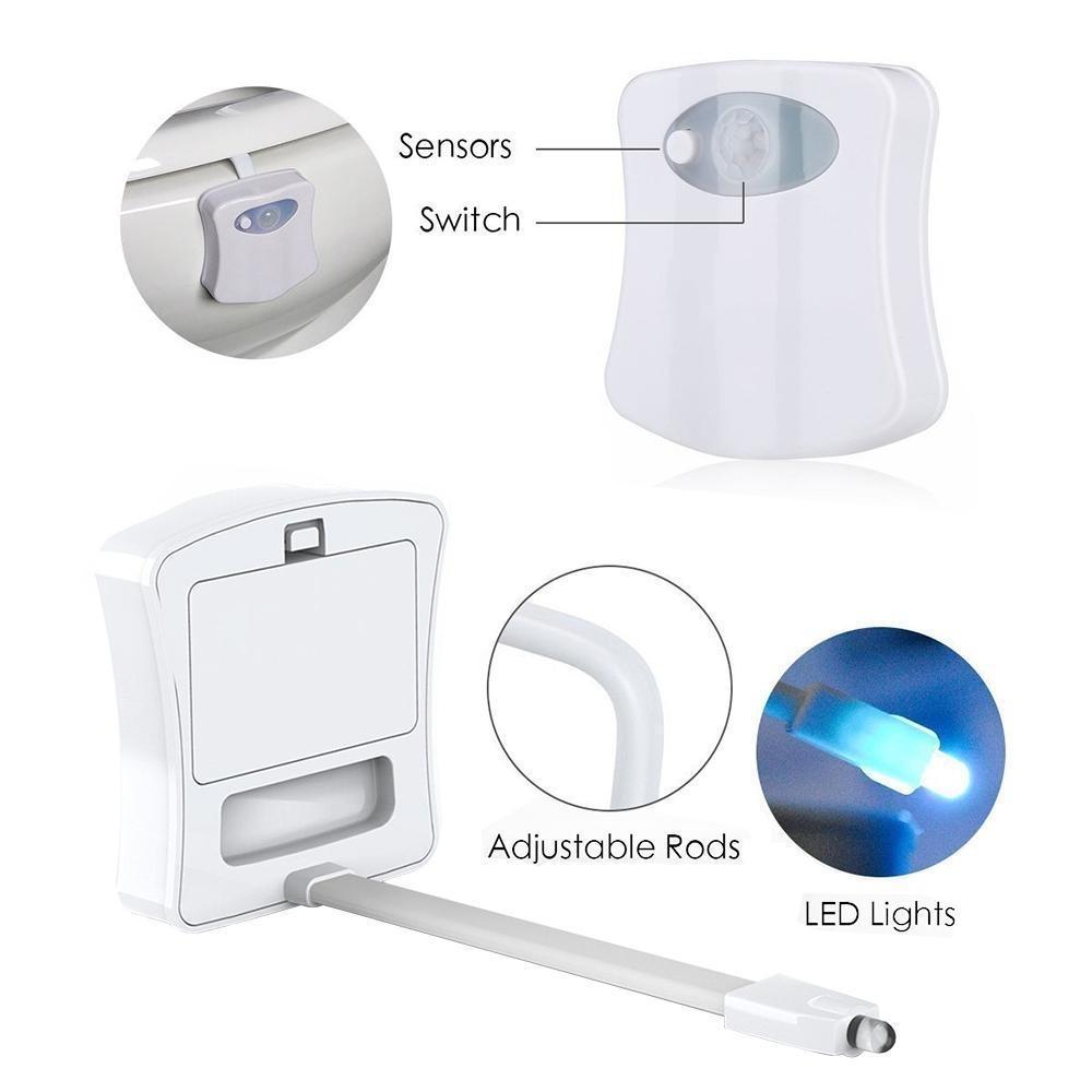 Toilet light with sensor - LED lighting toilet