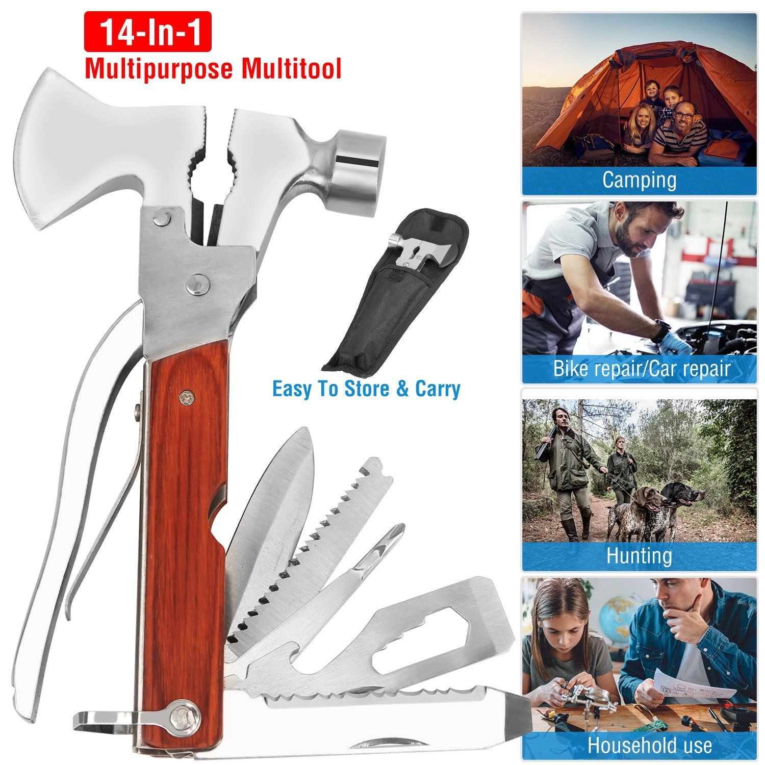 8-in-1 Hammer Tool Set Sports & Outdoors - DailySale