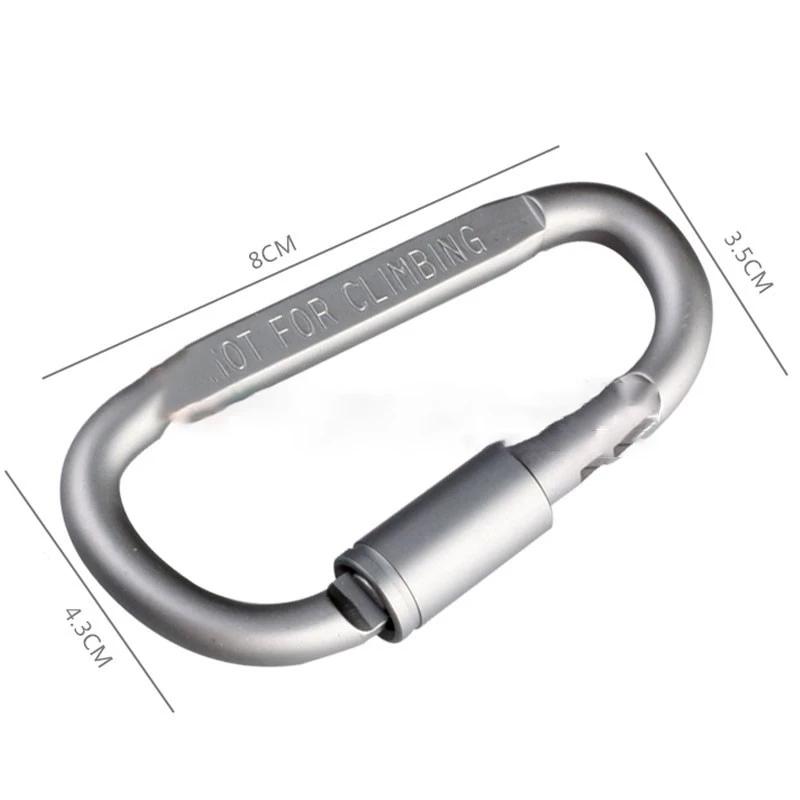 8-Pack: Aluminum Outdoor Carabiner Sports & Outdoors - DailySale