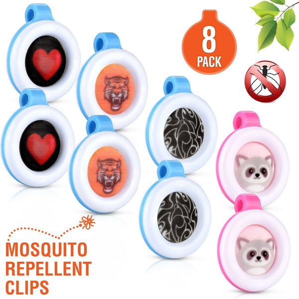 8-Pack: Clip On Mosquito, Bug & Insect Repellent for Indoor or Outdoor Sports & Outdoors - DailySale