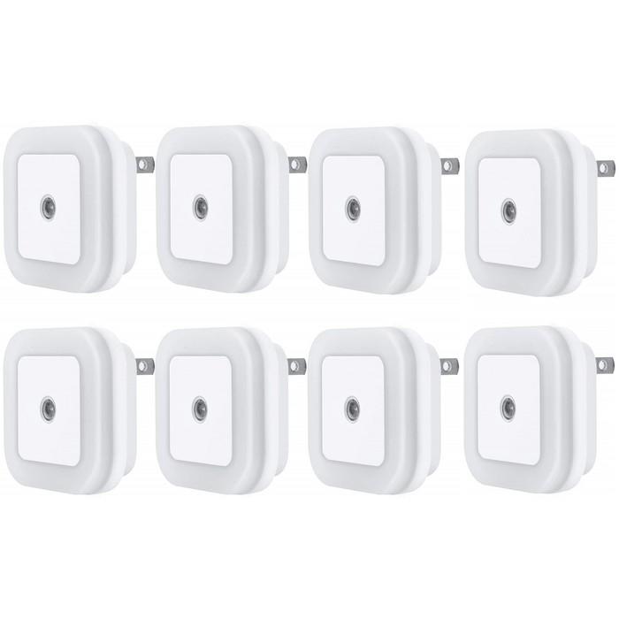 8-Pack: LED Plug-in Night Light Lighting & Decor - DailySale