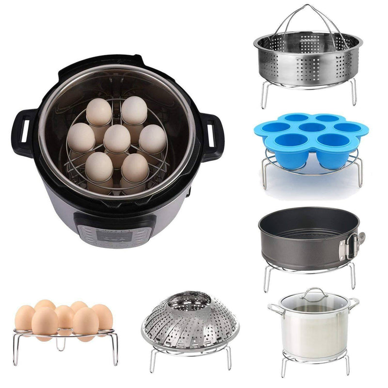 8-Pack: Steamer Basket Egg Steam Rack Camping Cooking Set Sports & Outdoors - DailySale