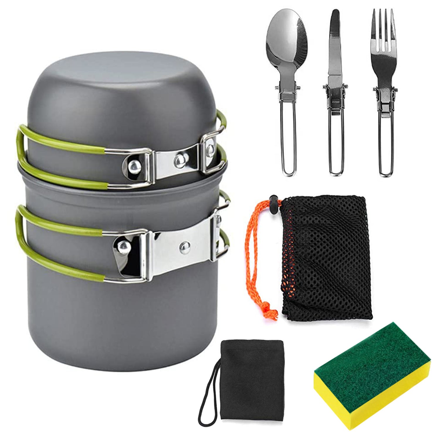 8-Piece: Camping Cooking Ware Set Sports & Outdoors - DailySale