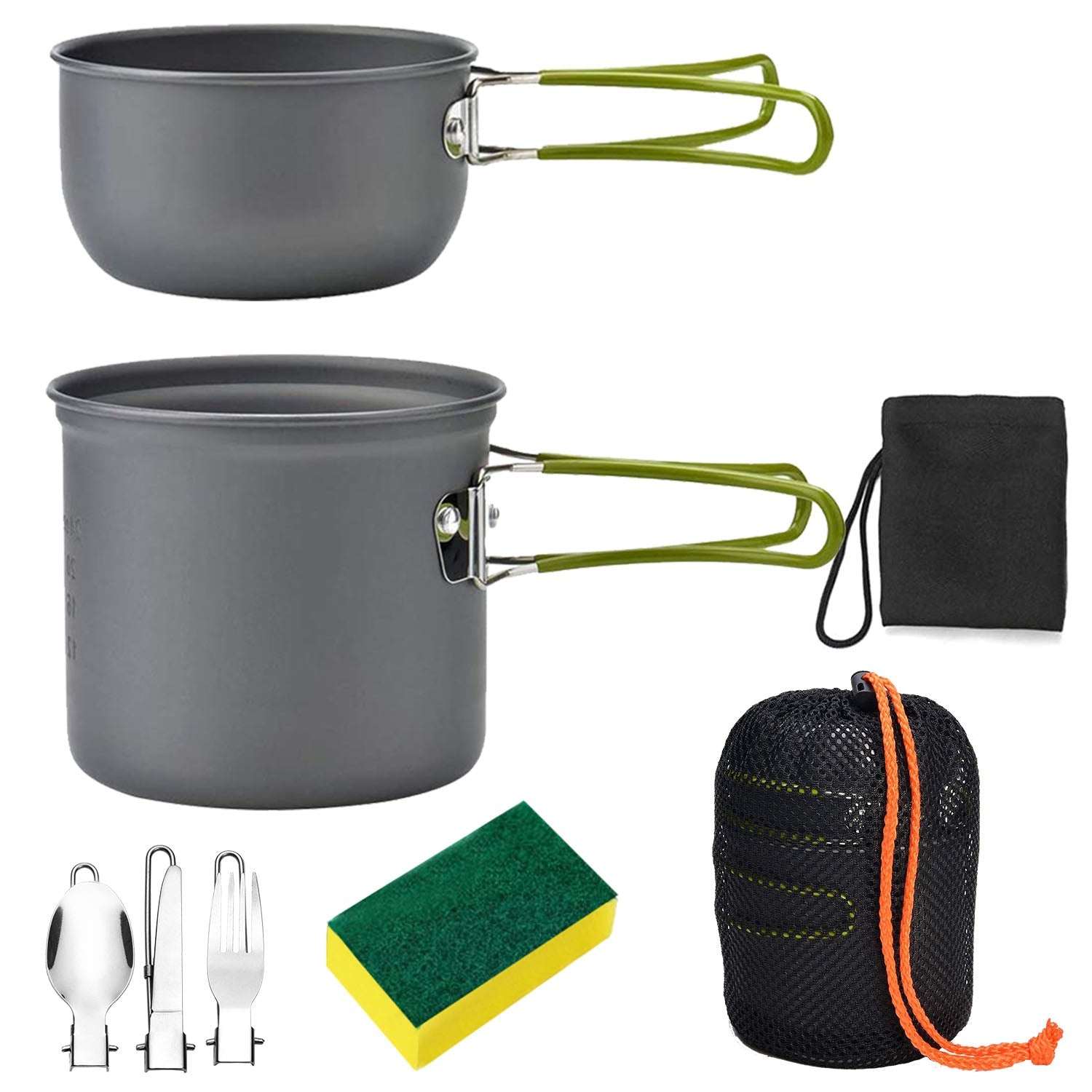 8-Piece: Camping Cooking Ware Set Sports & Outdoors - DailySale