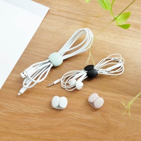 8-Piece: Portable Reusable Cable Clips Organizer Mobile Accessories - DailySale