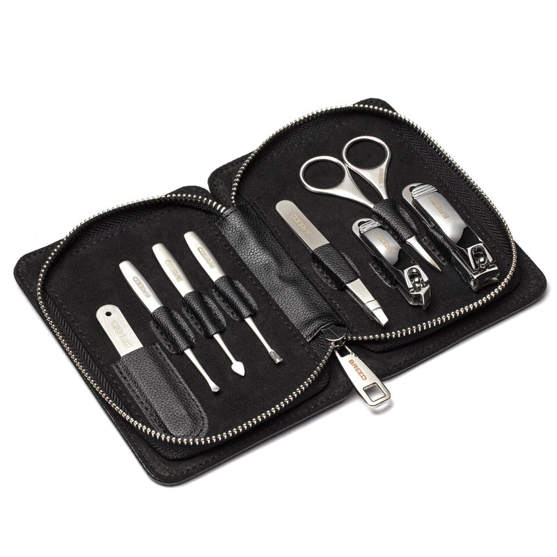 8-Piece Set: Katana Surgical Steel Groom Kit Beauty & Personal Care Black - DailySale