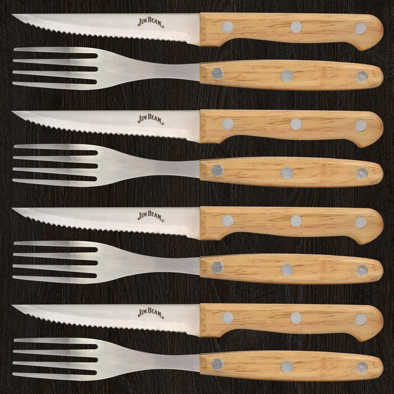8-Piece Set: Steak Knife and Fork Set Kitchen Essentials - DailySale