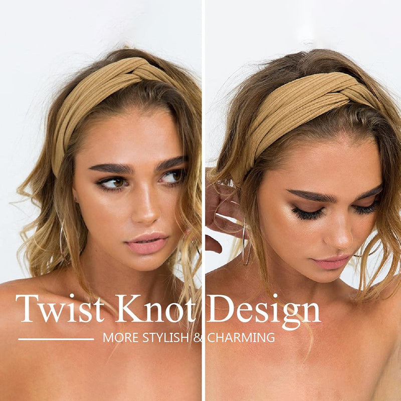 8-Piece: Twist Knotted Boho Stretchy Hair Bands Beauty & Personal Care - DailySale