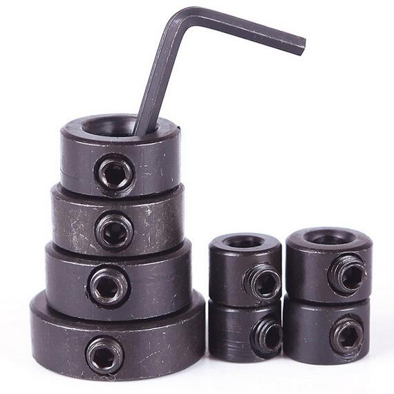 8-Pieces Set: Woodworking Drill Bit Depth Stop Collars Ring Positioner Home Improvement - DailySale
