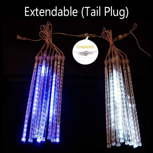 8-Pieces: Waterproof LED Meteor Shower Rain Lights Outdoor Lighting - DailySale