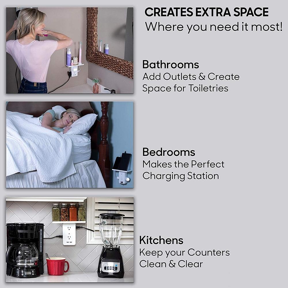 8-Port Multi-Function US Standard Socket Home Essentials - DailySale