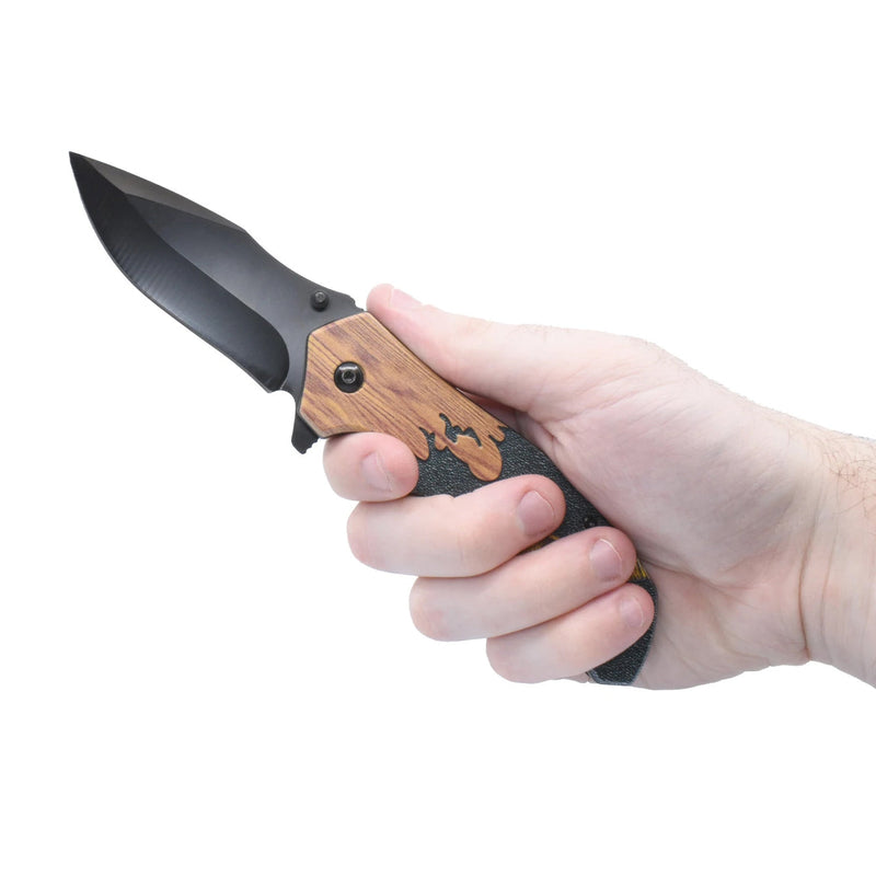 8" Wildlife Folding Knife Tactical - DailySale