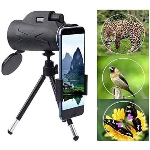80x100 Monocular-Telescope High Powered for Smartphone Monocular Sports & Outdoors - DailySale