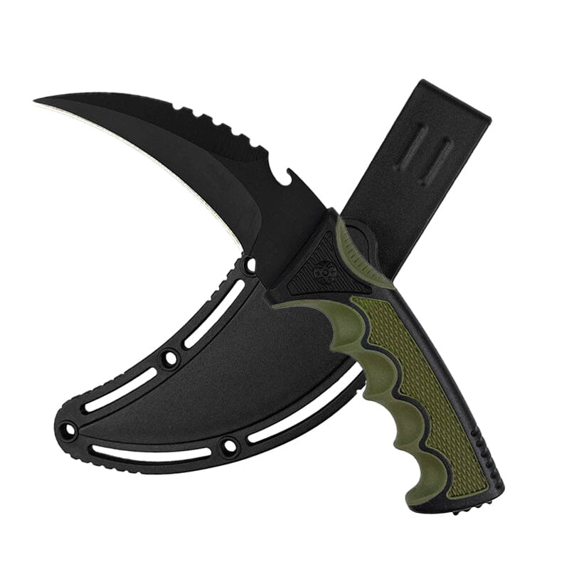 8.5" Karambit Fixed Blade Tactical Knife W/ ABS Holster Tactical - DailySale