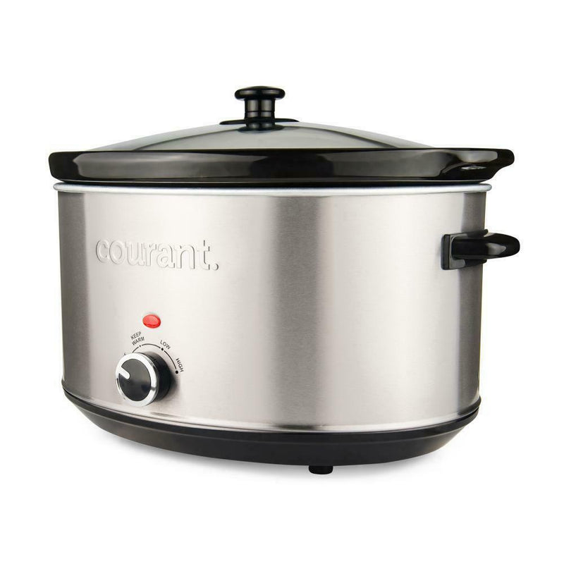 8.5 Qt. Stainless Steel Slow Cooker with Temperature Settings Kitchen & Dining - DailySale