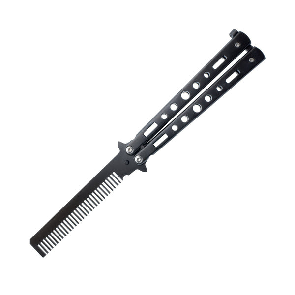 USA SELLER USA STOCK High Quality Practice BALISONG METAL Comb