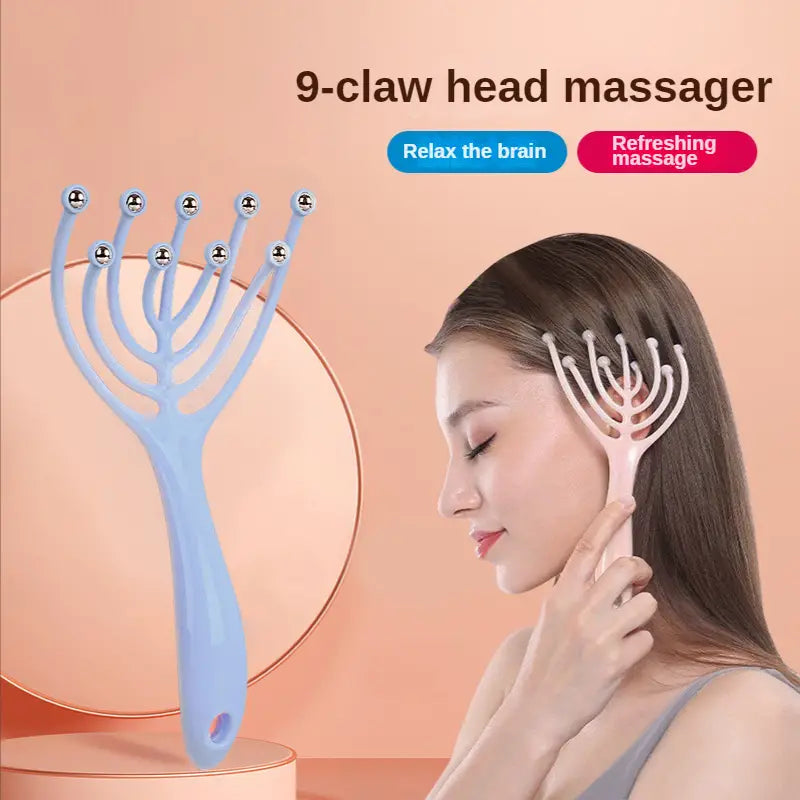 9 Claws Handheld SPA Head Massager Wellness - DailySale