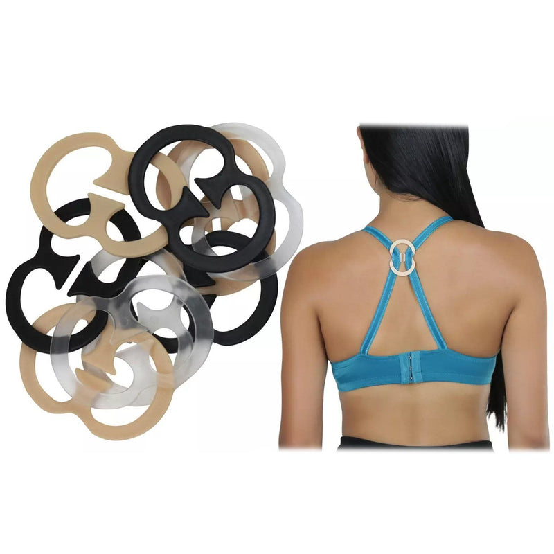 9-Pack: Women's Bra Strap Converter Clips Women's Accessories - DailySale