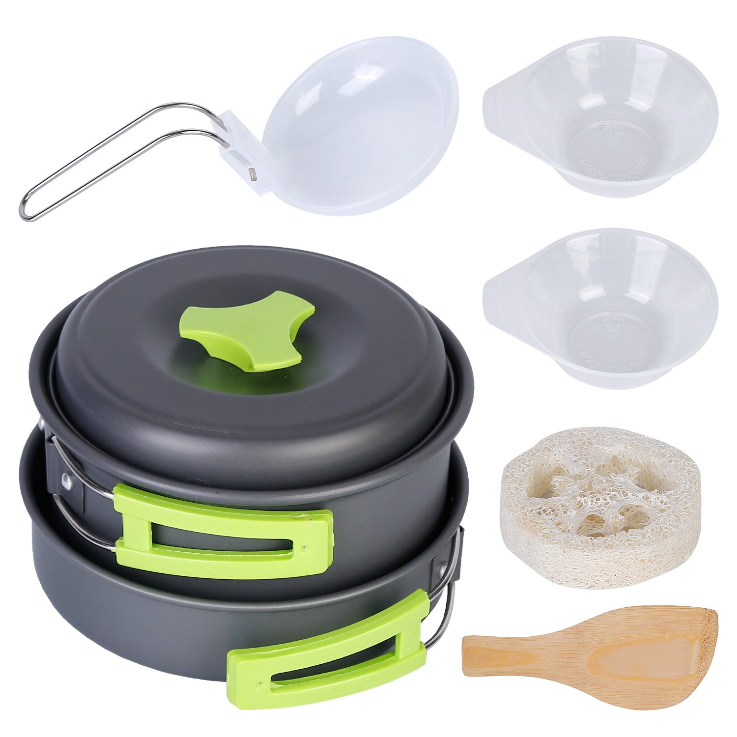 9-Piece: Camping Cookware Set Sports & Outdoors - DailySale