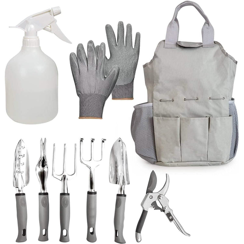 9-Piece: Heavy Duty Aluminum Alloy Gardening Tools Set Garden & Patio - DailySale