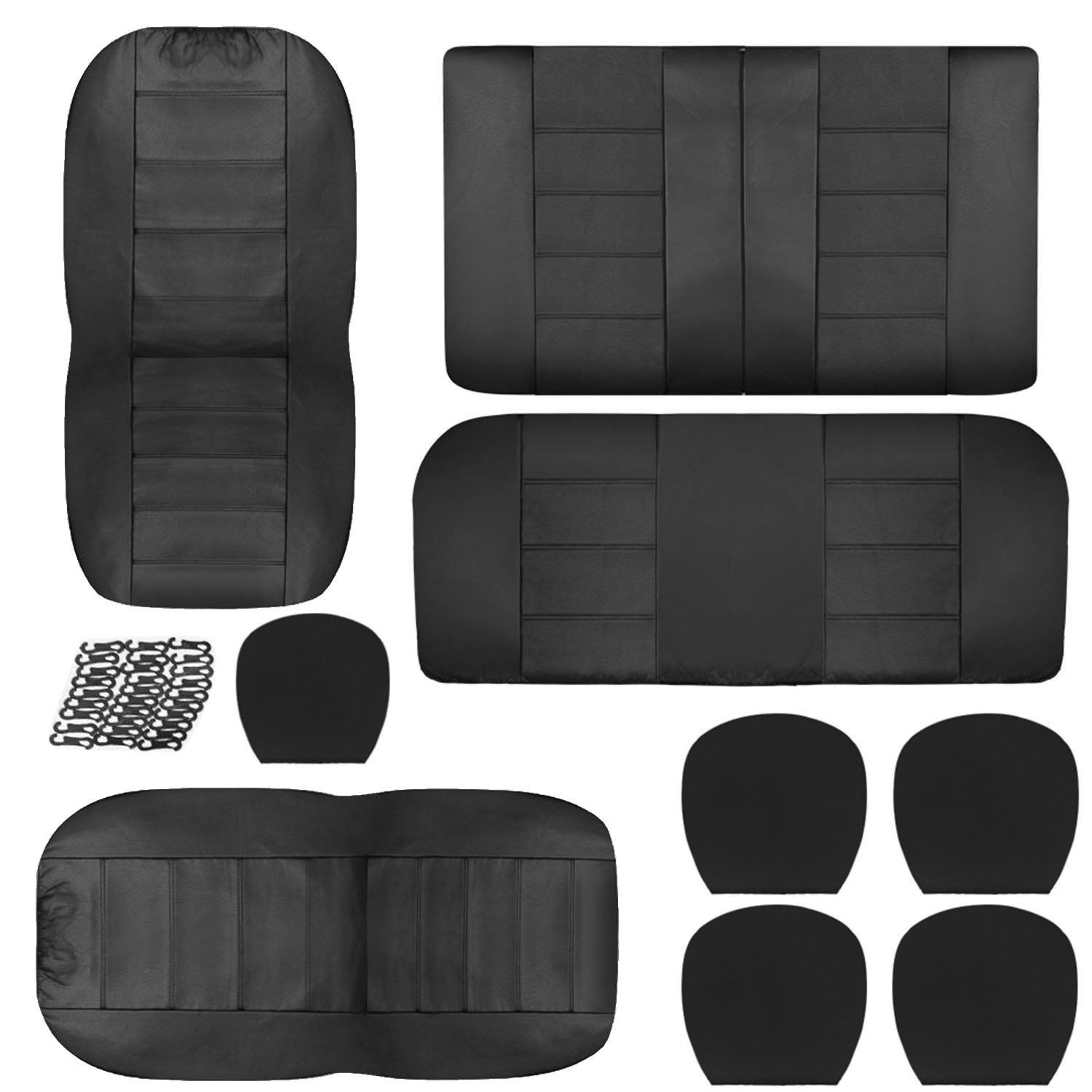 9-Piece Set: PU Leather Car Seat Cover Automotive - DailySale