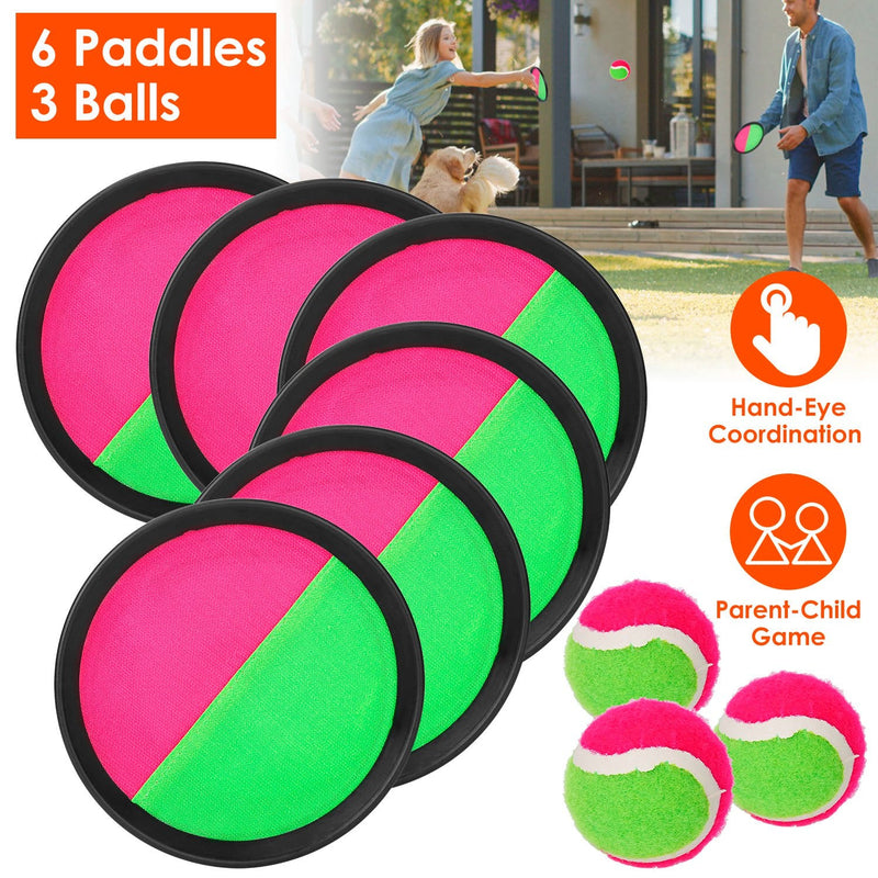 9-Piece Set: Toss and Catch Ball Throw Toys & Games - DailySale